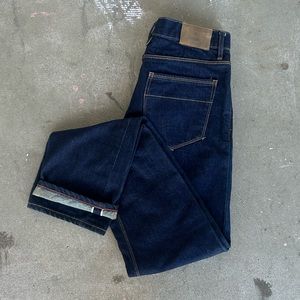 Men's Slim Straight Jeans - Dark Blue